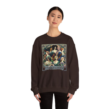 Sisterhood Unisex Crewneck Sweatshirts - Cosy Comfort & Empowerment Blended Seamlessly