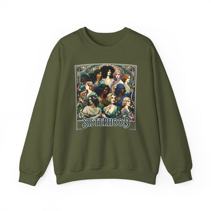 Sisterhood Unisex Crewneck Sweatshirts - Cosy Comfort & Empowerment Blended Seamlessly