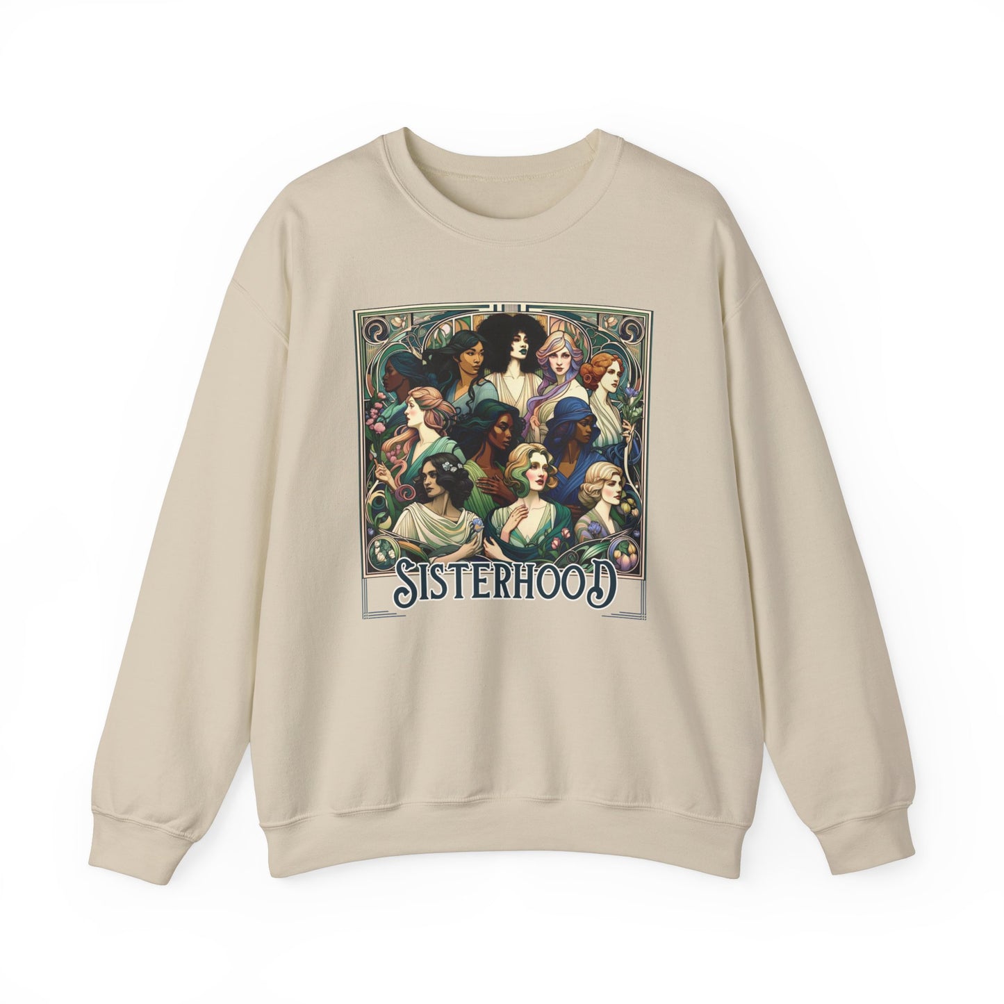 Sisterhood Unisex Crewneck Sweatshirts - Cosy Comfort & Empowerment Blended Seamlessly