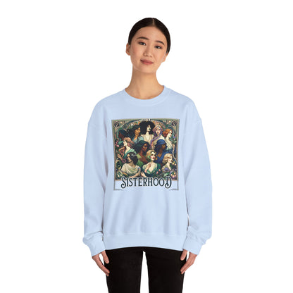 Sisterhood Unisex Crewneck Sweatshirts - Cosy Comfort & Empowerment Blended Seamlessly