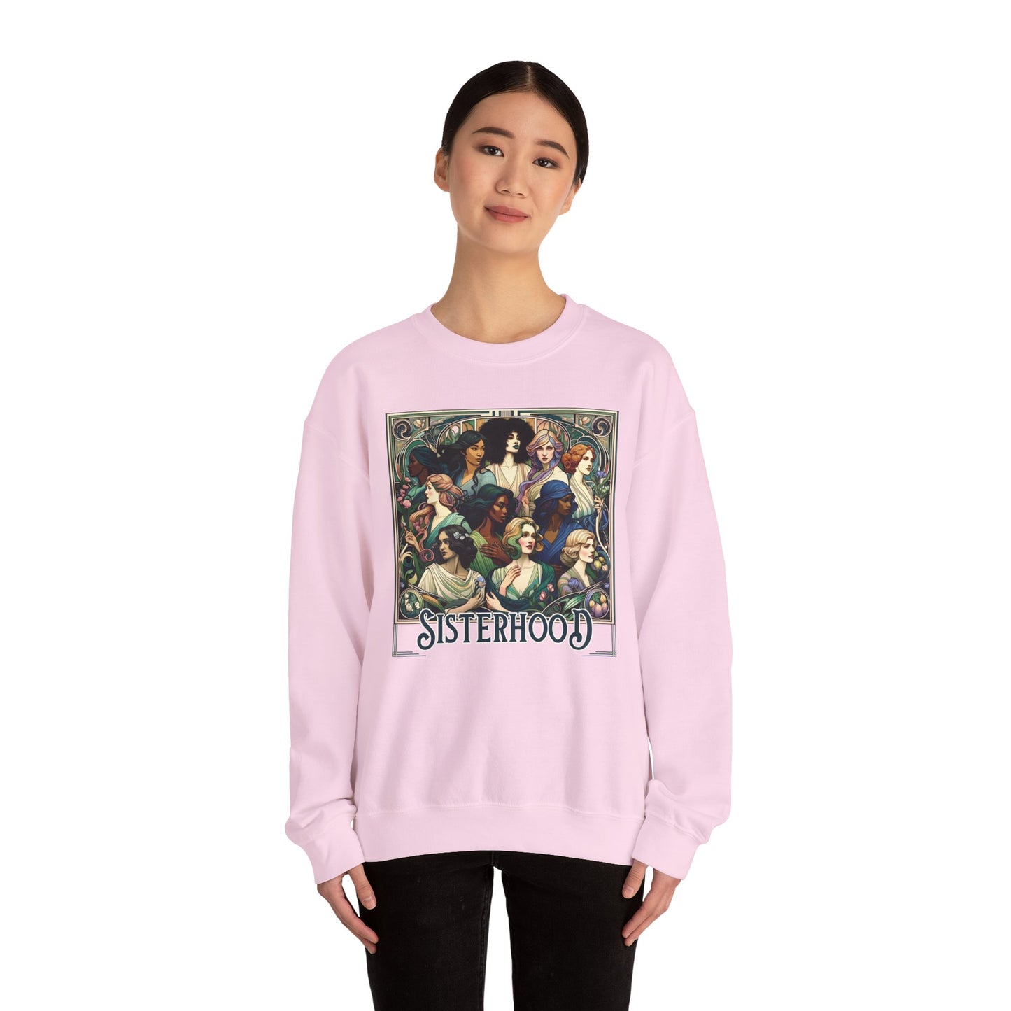 Sisterhood Unisex Crewneck Sweatshirts - Cosy Comfort & Empowerment Blended Seamlessly