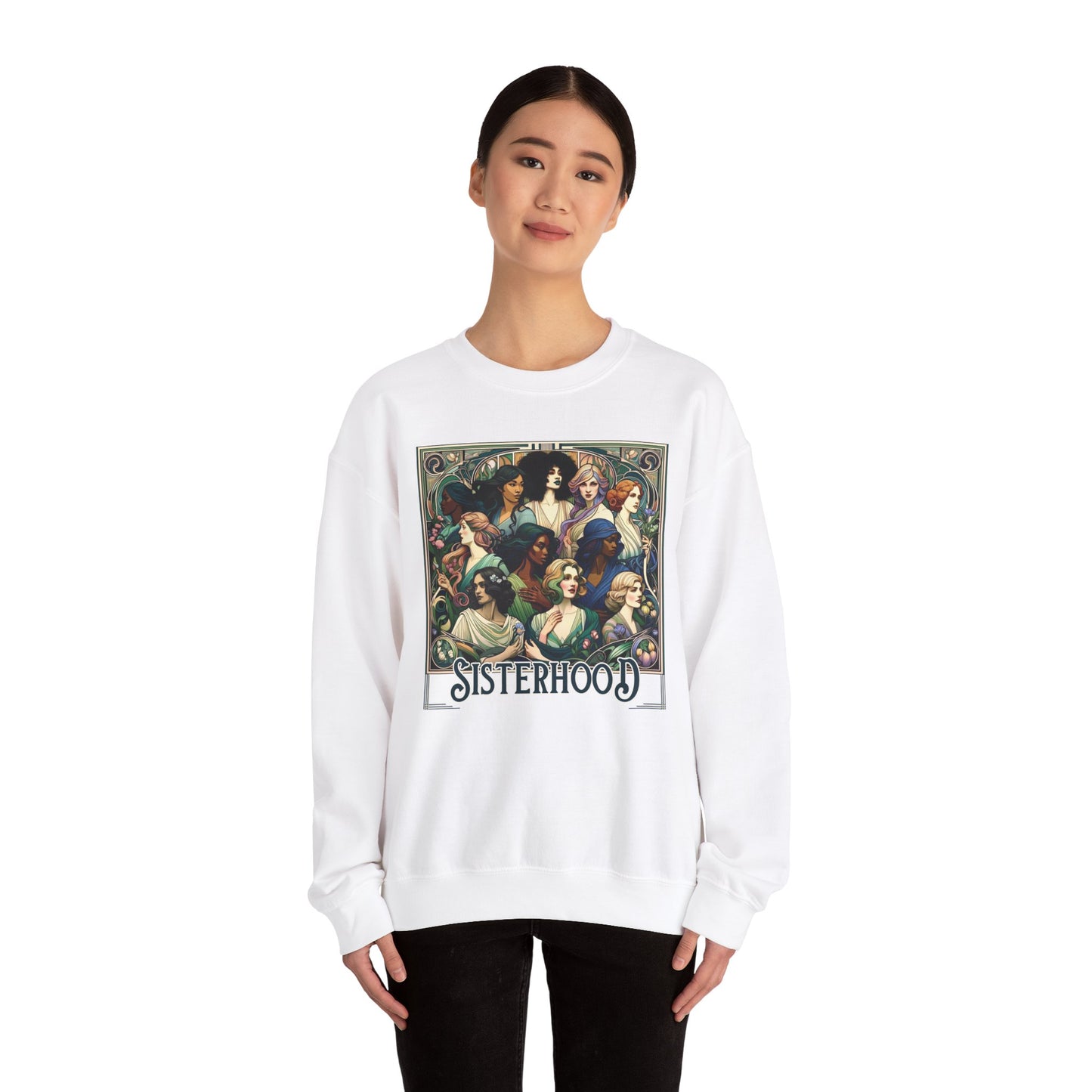 Sisterhood Unisex Crewneck Sweatshirts - Cosy Comfort & Empowerment Blended Seamlessly